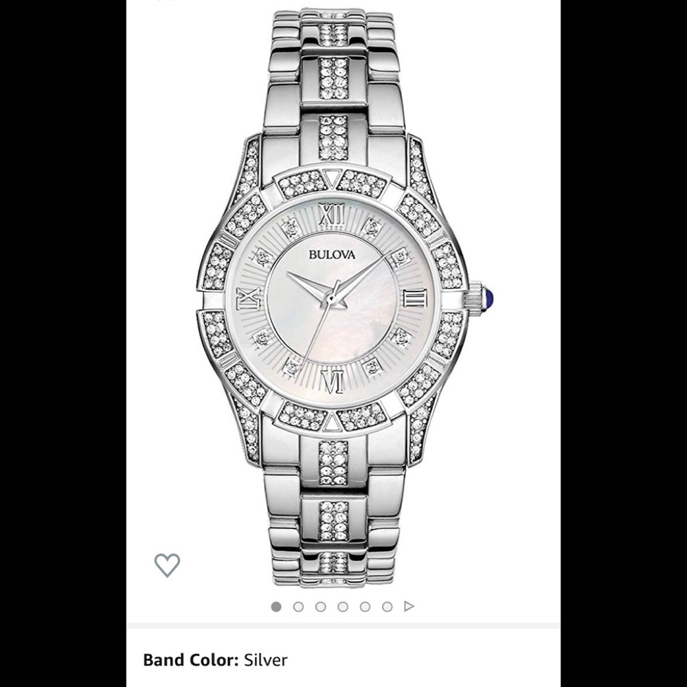 Bulova Swarovski Crystal Watch